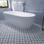 Carrelage aspect méditerranéen en grès émaillé