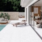 Carrelage effet pierre corallienne