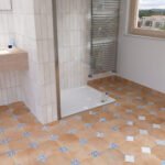 Carrelage esprit rétro en grès émaillé