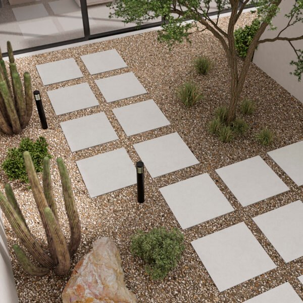 Carrelage effet pierre calcaire mat - 1