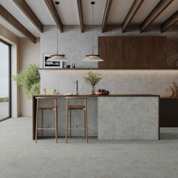 Carrelage terrazzo coloré