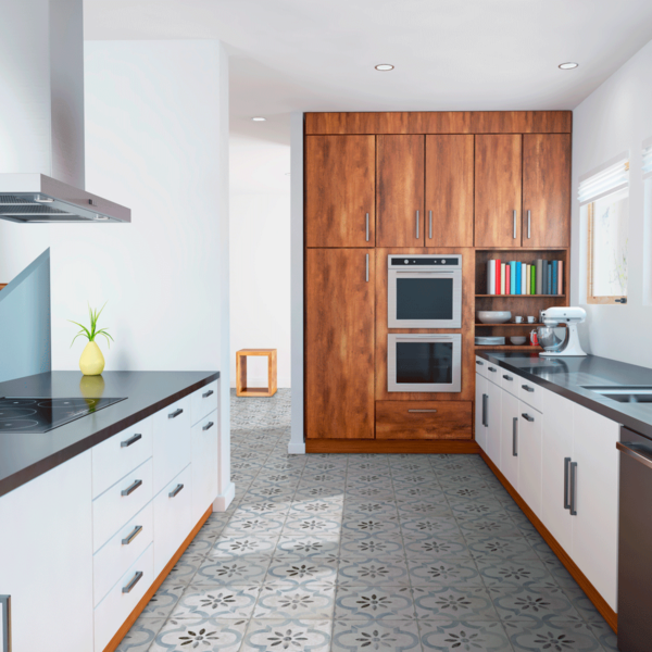 Carrelage contemporain en grès cérame émaillé