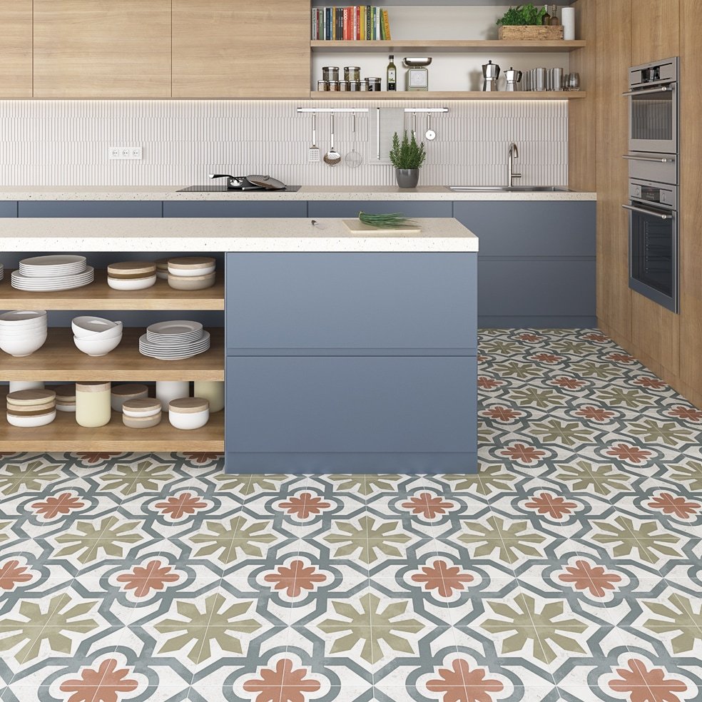 Carrelage terrazzo moucheté 80x80