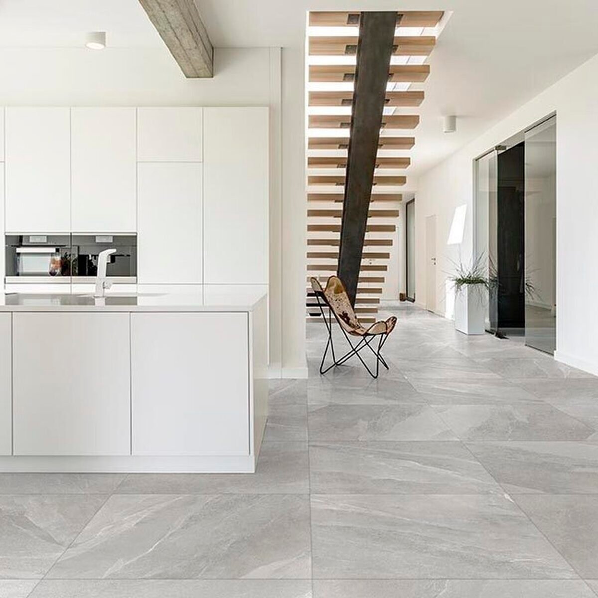 Carrelage effet ardoise en grès cérame pleine masse Carrelage effet ardoise en grès cérame pleine masse