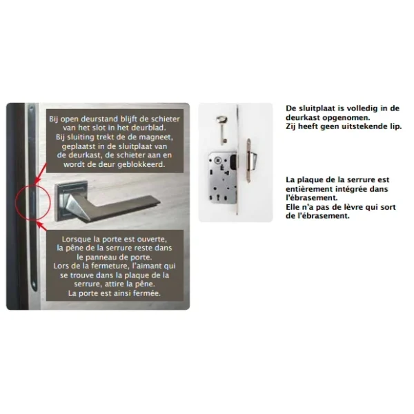 Porte invisible 45
