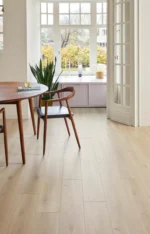 Sol stratifié effet chêne beige