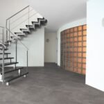 Sol vinyle effet bois beige
