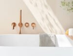 Pour baignoire or brossé