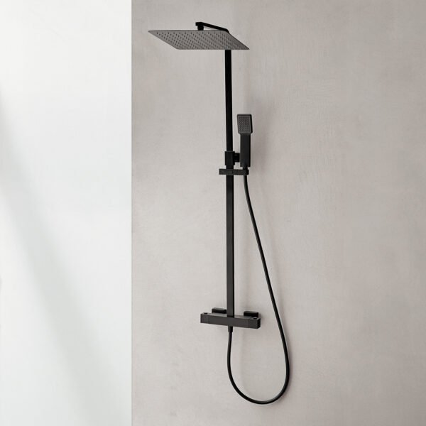 Pour la duche noir mat