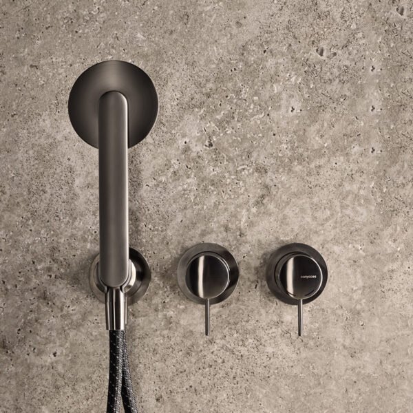 Pour la duche noir mat